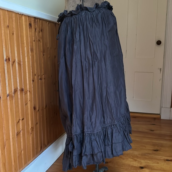 Cotton silk ruffled skirt from H&M - Picture 4 of 9